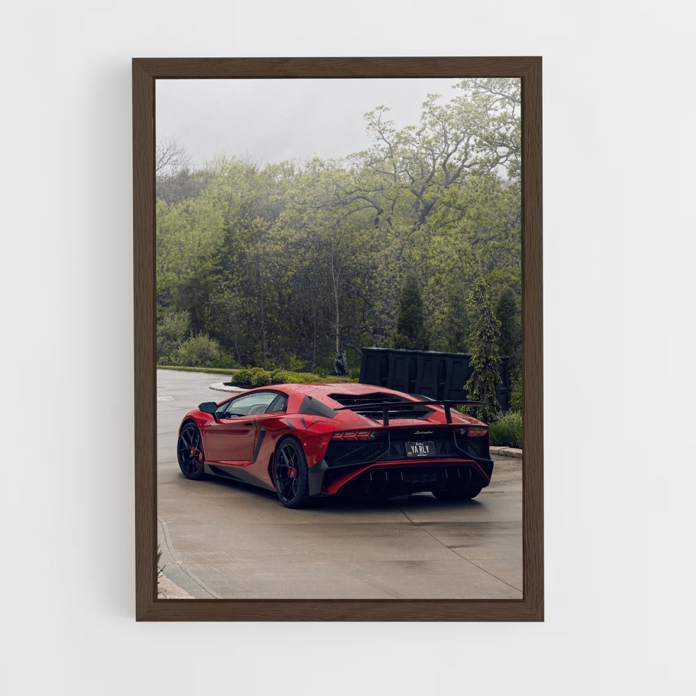 Poster Aventador Vitesse métalliques – affiche Lamborghini (vue 5)